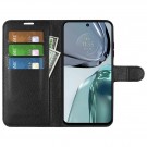 Lommebok deksel for Motorola Moto G62 5G svart thumbnail