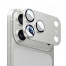 Kalebol kamerabeskyttelse Glass Metall til iPhone 18 Pro Max – Sølv thumbnail