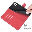 Lommebok deksel for Motorola Edge 20 lite rød thumbnail