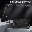 Tech-Flex Hybrid TPU Deksel med Ring Grep og MagSafe iPhone 15 svart thumbnail