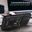 Tech-Flex TPU + PC Deksel med Ring Grep Samsung Galaxy S23 5G svart thumbnail
