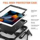 TPU + PC Deksel til iPad 9.7 (2017/2018)/iPad air2 - Svart thumbnail