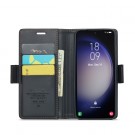CaseMe Lommebok deksel for Samsung Galaxy S24 5G svart thumbnail