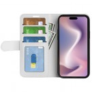 Lommebok deksel Premium for iPhone 16 Pro Max hvit thumbnail