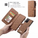 CaseMe 2-i-1 Lommebok deksel Samsung Galaxy Note 20 brun thumbnail
