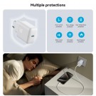 JOYROOM Vegglader & Kabel USB-C hurtiglader 30W - Hvit thumbnail