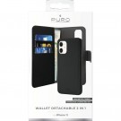 Puro 2-i-1 Magnetisk Lommebok-deksel iPhone 11 svart thumbnail