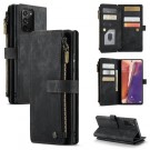 CaseMe retro multifunksjonell Lommebok deksel Samsung Galaxy Note 20 svart thumbnail
