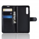 Lommebok deksel for Xiaomi Mi 9 svart thumbnail