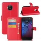Lommebok deksel for Motorola Moto G5S Plus rød thumbnail