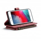 CaseMe retro multifunksjonell Lommebok deksel iPhone 6/7/8/SE (2020/2022) rød thumbnail
