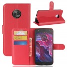 Lommebok deksel for Motorola Moto X4 rød thumbnail