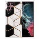 Fashion TPU Deksel for Samsung Galaxy S22 Ultra 5G - Marmor mønster thumbnail
