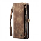 CaseMe 2-i-1 Lommebok deksel Samsung Galaxy S25 Ultra 5G brun thumbnail