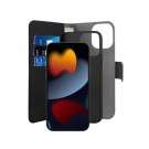 Puro 2-i-1 Magnetisk Lommebok-deksel iPhone 13 Pro Max svart thumbnail