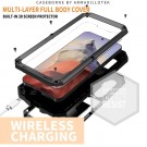 R-JUST Hybrid-deksel 360° beskyttelse Samsung Galaxy S25 5G - Svart thumbnail