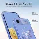 Fashion TPU Deksel for iPhone 17 Air - blomster thumbnail