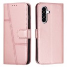 Lommebok deksel Stitching for Samsung Galaxy A27 5G Roségull thumbnail