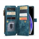 CaseMe retro Multifunksjonell Lommebok deksel iPhone X/XS blå thumbnail