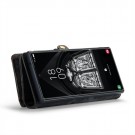 CaseMe 2-i-1 Lommebok deksel Samsung Galaxy S25 Ultra 5G svart thumbnail