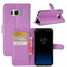 Lommebok deksel for Samsung Galaxy S8 lilla thumbnail