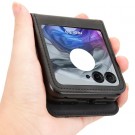 Tech-Flex TPU Deksel med PU-lær plass til kort Motorola Razr 50 5G svart thumbnail
