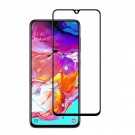 Lux herdet glass skjermbeskytter Galaxy A70 svart kant thumbnail