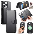 CaseNeo 2-i-1 Lommebok deksel Magsafe iPhone 16 pro - Svart  thumbnail
