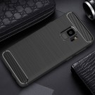 Tech-Flex TPU Deksel Carbon for Galaxy S9 svart thumbnail