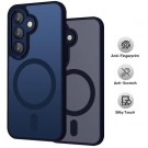 XDcase Frosted TPU Deksel Samsung Galaxy S26 5G MagSafe - Blå thumbnail