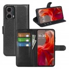 Lommebok deksel for Motorola Moto G85 5G svart thumbnail