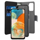 Puro 2-i-1 Magnetisk Lommebok-deksel Samsung Galaxy A23 5G Svart thumbnail