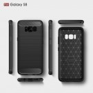 Tech-Flex TPU Deksel Carbon for Galaxy S8 svart thumbnail
