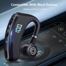 Bluetooth Headset med LED-display - Svart thumbnail