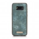 CaseMe 2-i-1 Lommebok deksel Galaxy S8 blå thumbnail