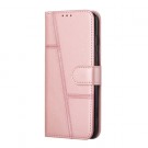 Lommebok deksel Stitching for Samsung Galaxy A56 5G Roségull thumbnail