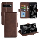 Lommebok Premium deksel for Google Pixel 10 Pro 5G mørk brun thumbnail