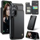 CaseMe Deksel med kortlomme Samsung Galaxy S25 5G svart thumbnail