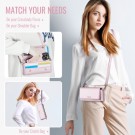 Caseme Crossbody telefonveske - Rosa thumbnail