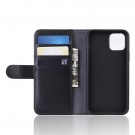 Lommebok deksel ekte Lær for iPhone 11 svart thumbnail