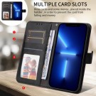 Lommebok deksel for OnePlus 13R 5G svart thumbnail