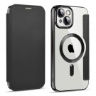 Tech-Flex Flip deksel iPhone 15 Plus MagSafe Svart thumbnail