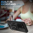 Tech-Flex TPU + PC Deksel med Ring Grep Samsung Galaxy S21 Ultra 5G svart thumbnail