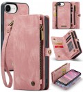 CaseMe 2-i-1 Lommebok deksel iPhone 16e rosa thumbnail