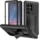 R-JUST Hybrid-deksel 360° beskyttelse Samsung Galaxy S25 Ultra 5G - Svart thumbnail