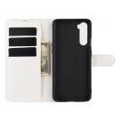 Lommebok deksel for OnePlus Nord hvit thumbnail