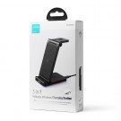 Joyroom 3-i-1 sammenleggbar ladestasjon - Svart thumbnail