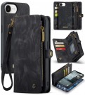 CaseMe 2-i-1 Lommebok deksel iPhone 16e svart thumbnail