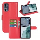 Lommebok deksel for Motorola Moto G62 5G rød thumbnail