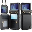 CaseMe Deksel med kortlomme Samsung Galaxy Flip 8 5G svart thumbnail